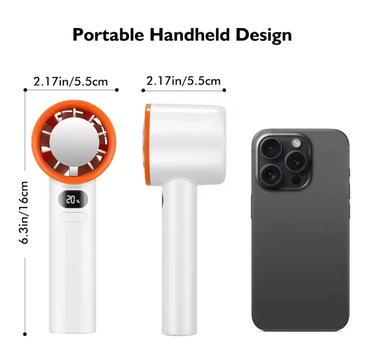Mini Handheld Fan 120 Speed Portable Bladeless Desktop Fans Rechargeable Instant Cooling With Ice Mode For Men Women New