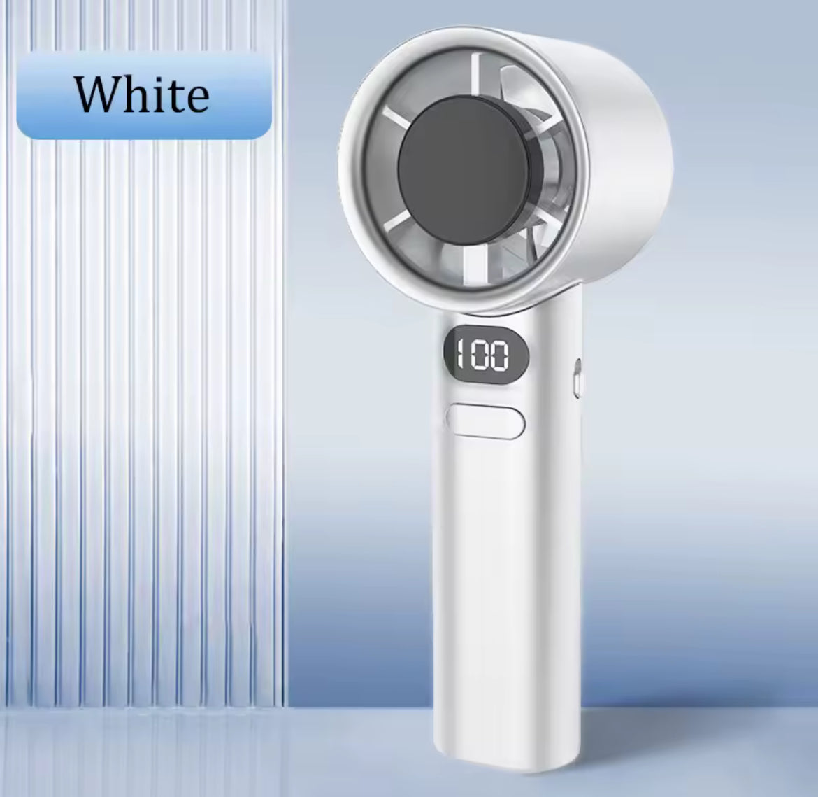 Mini Handheld Fan 120 Speed Portable Bladeless Desktop Fans Rechargeable Instant Cooling With Ice Mode For Men Women New