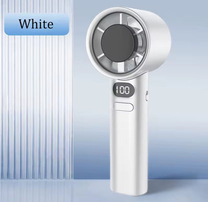 Mini Handheld Fan 120 Speed Portable Bladeless Desktop Fans Rechargeable Instant Cooling With Ice Mode For Men Women New
