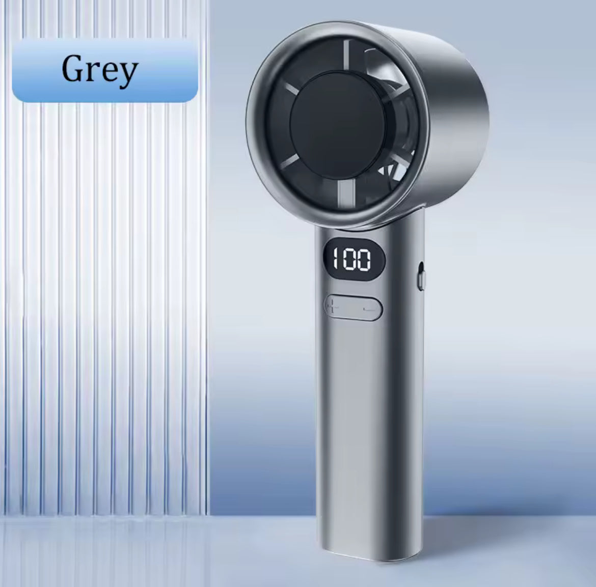 Mini Handheld Fan 120 Speed Portable Bladeless Desktop Fans Rechargeable Instant Cooling With Ice Mode For Men Women New