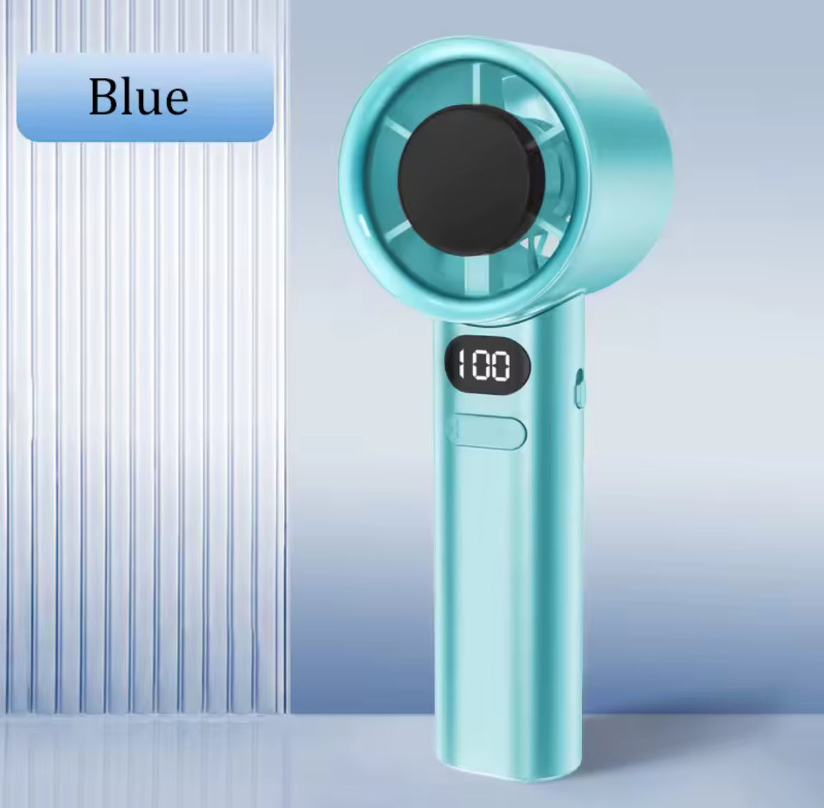 Mini Handheld Fan 120 Speed Portable Bladeless Desktop Fans Rechargeable Instant Cooling With Ice Mode For Men Women New