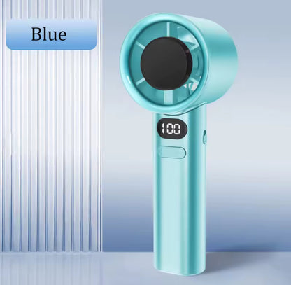 Mini Handheld Fan 120 Speed Portable Bladeless Desktop Fans Rechargeable Instant Cooling With Ice Mode For Men Women New
