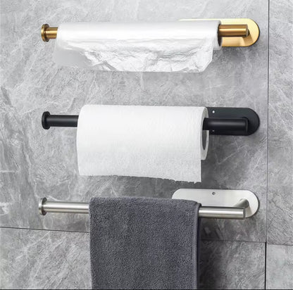Paper Towel Holders For Kitchen,Adhesive Roll Paper Holder,Bathroom Storage Rack,Tissue Dispenser,Kitchen Organizers,Towel Rack