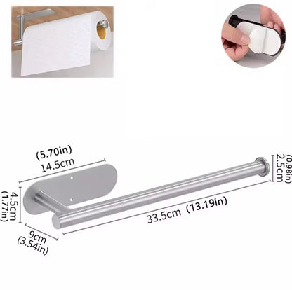 Paper Towel Holders For Kitchen,Adhesive Roll Paper Holder,Bathroom Storage Rack,Tissue Dispenser,Kitchen Organizers,Towel Rack